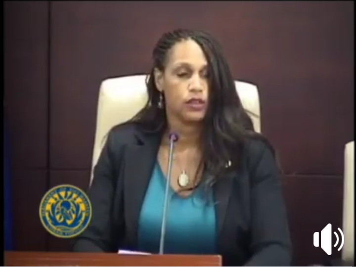 Video 1 Today Silveria Jacobs in Parliament of Sint Maarten

