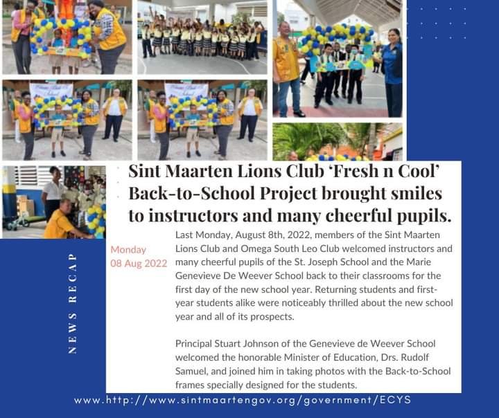 Fresh n Cool 2022 Back-to-School for the Lions Club Crucial and very motivating 
