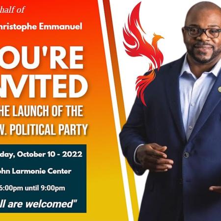 Christopher Emmanuel Launches New Political Party Oct 10th 2022